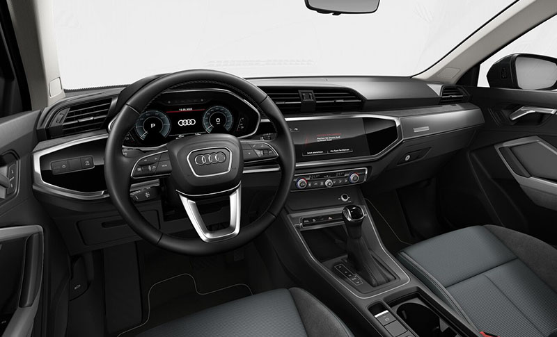 Cockpit eines Audi Q3 Sportback
