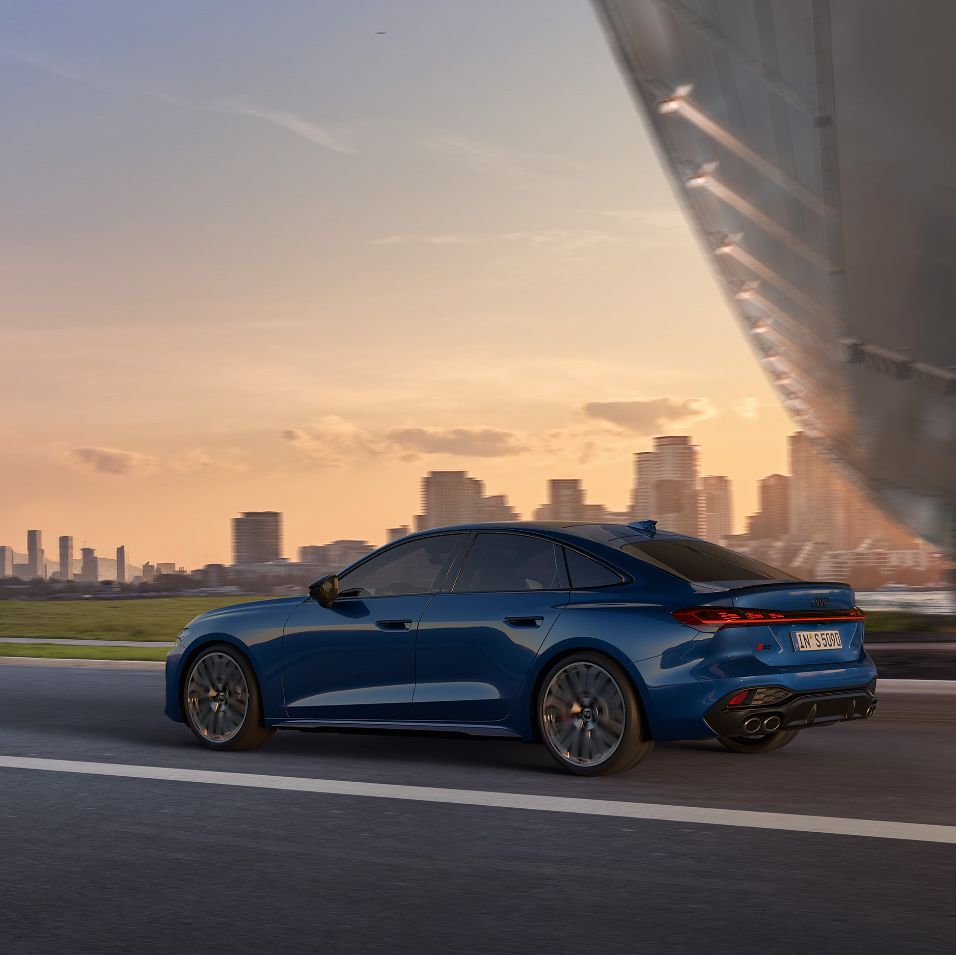 Ein S5 von der schr&auml;gen Seite