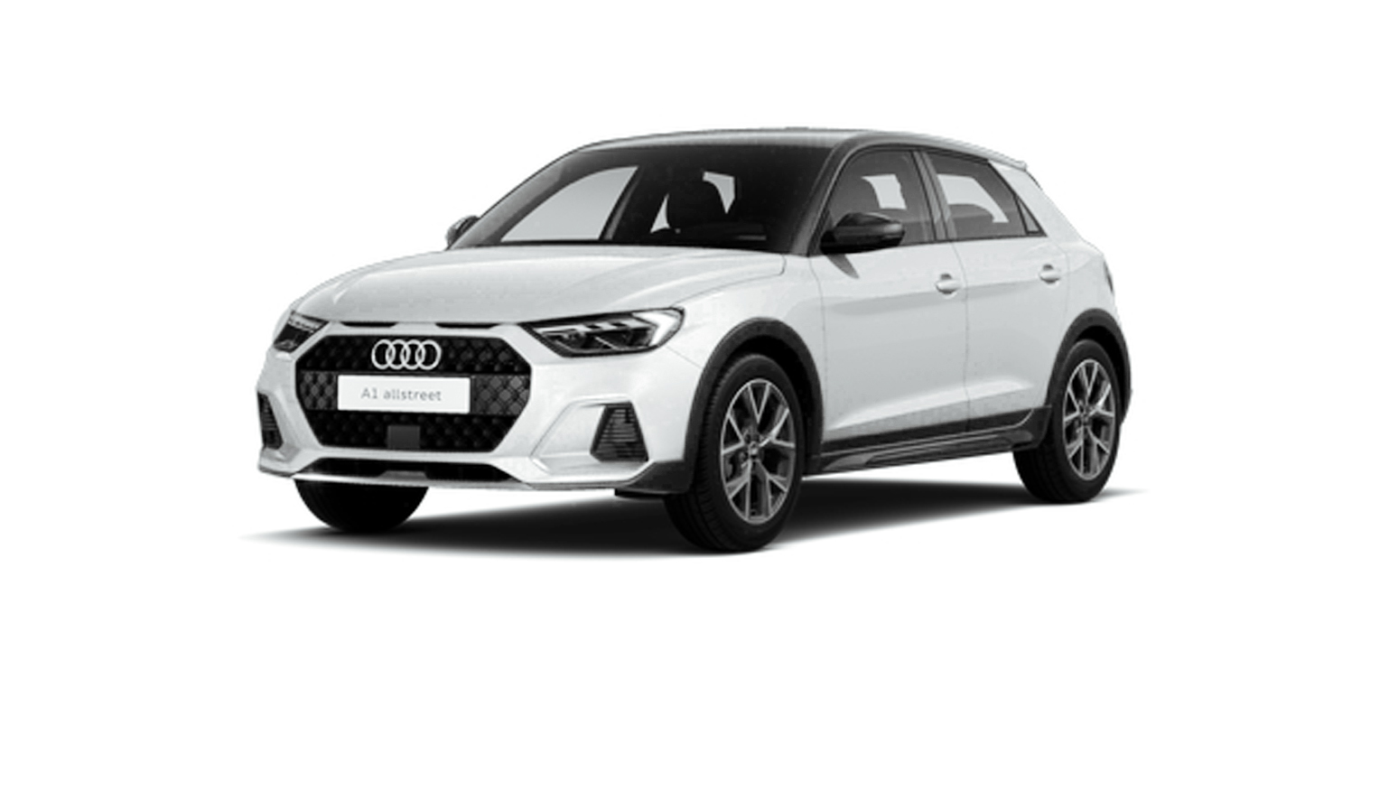 wei&szlig;er Audi A1 allstreet 