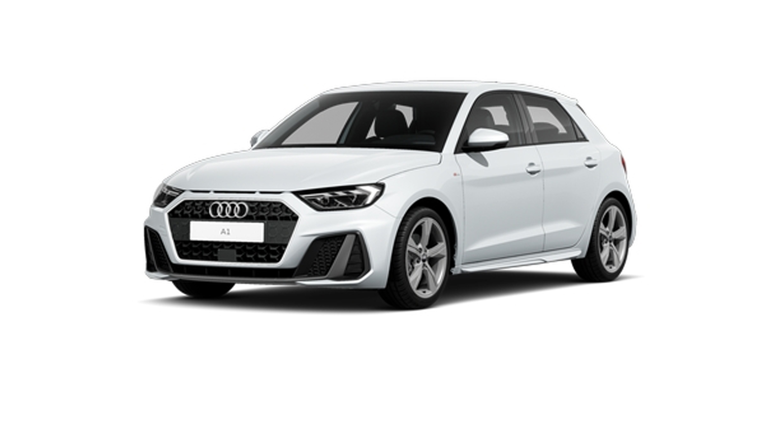 wei&szlig;er Audi A1 Sportback