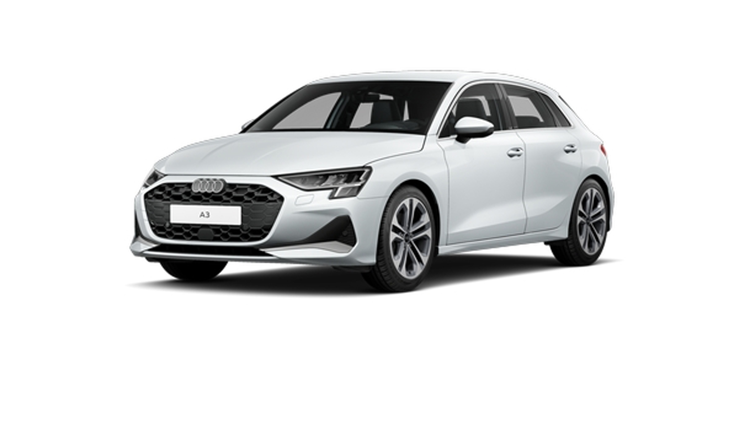 wei&szlig;er Audi A3 Sportback 