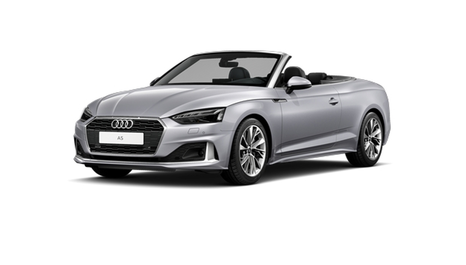 graues Audi A5 Cabriolet 