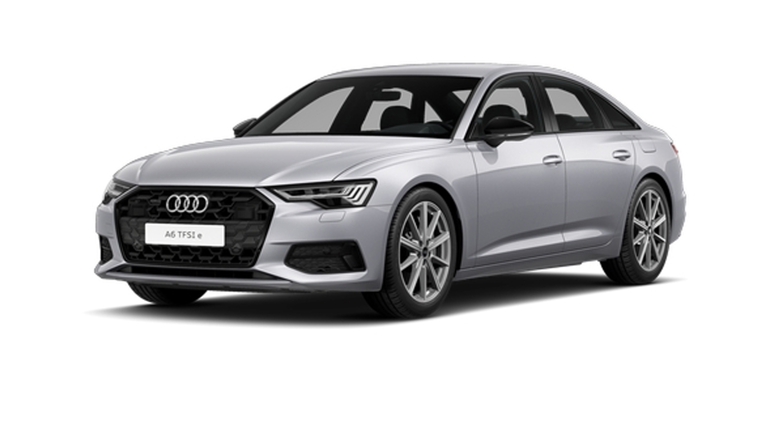 graue Audi A6 Limousine TFSI e 