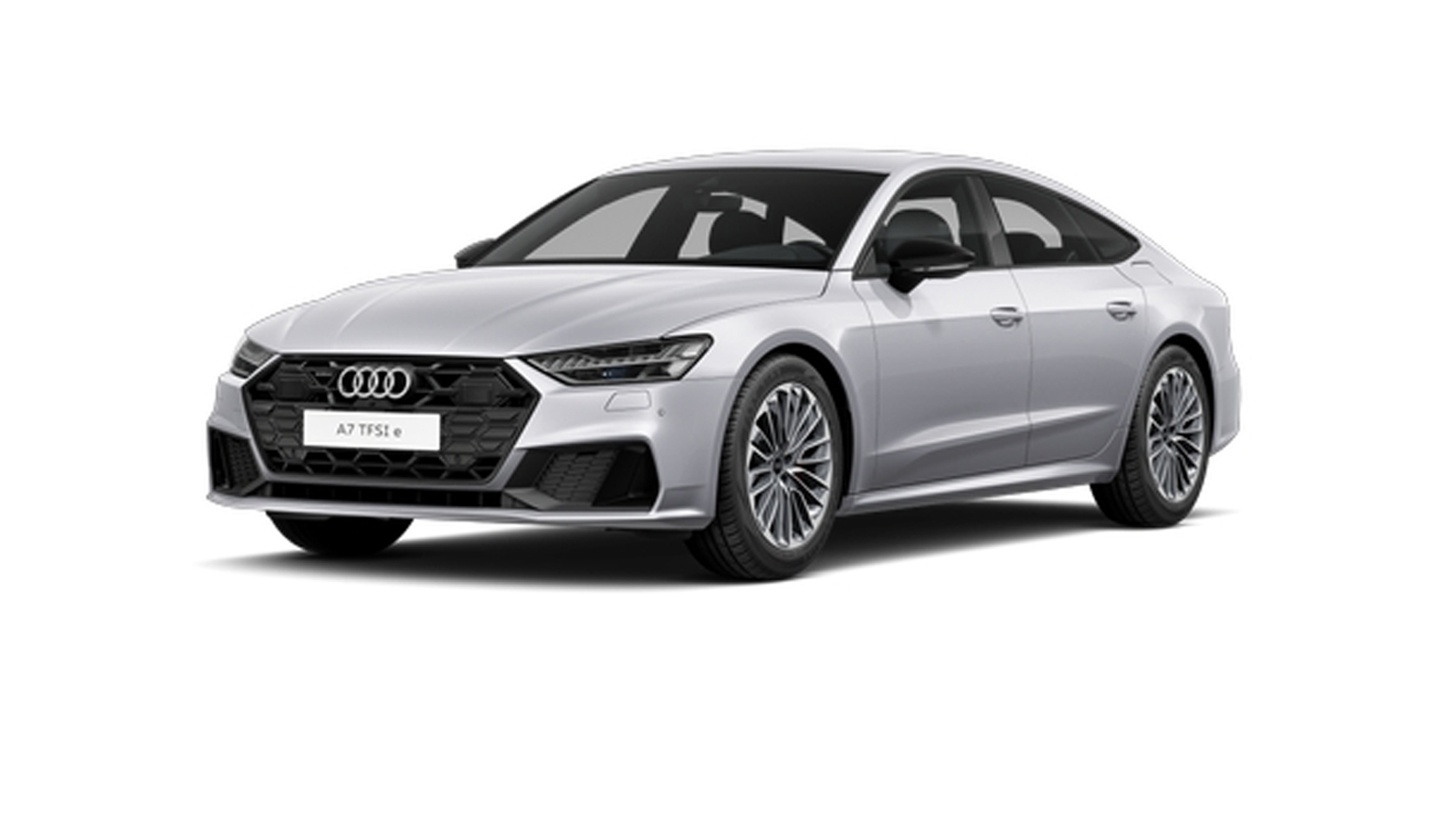grauer Audi A7 Sportback TFSI e