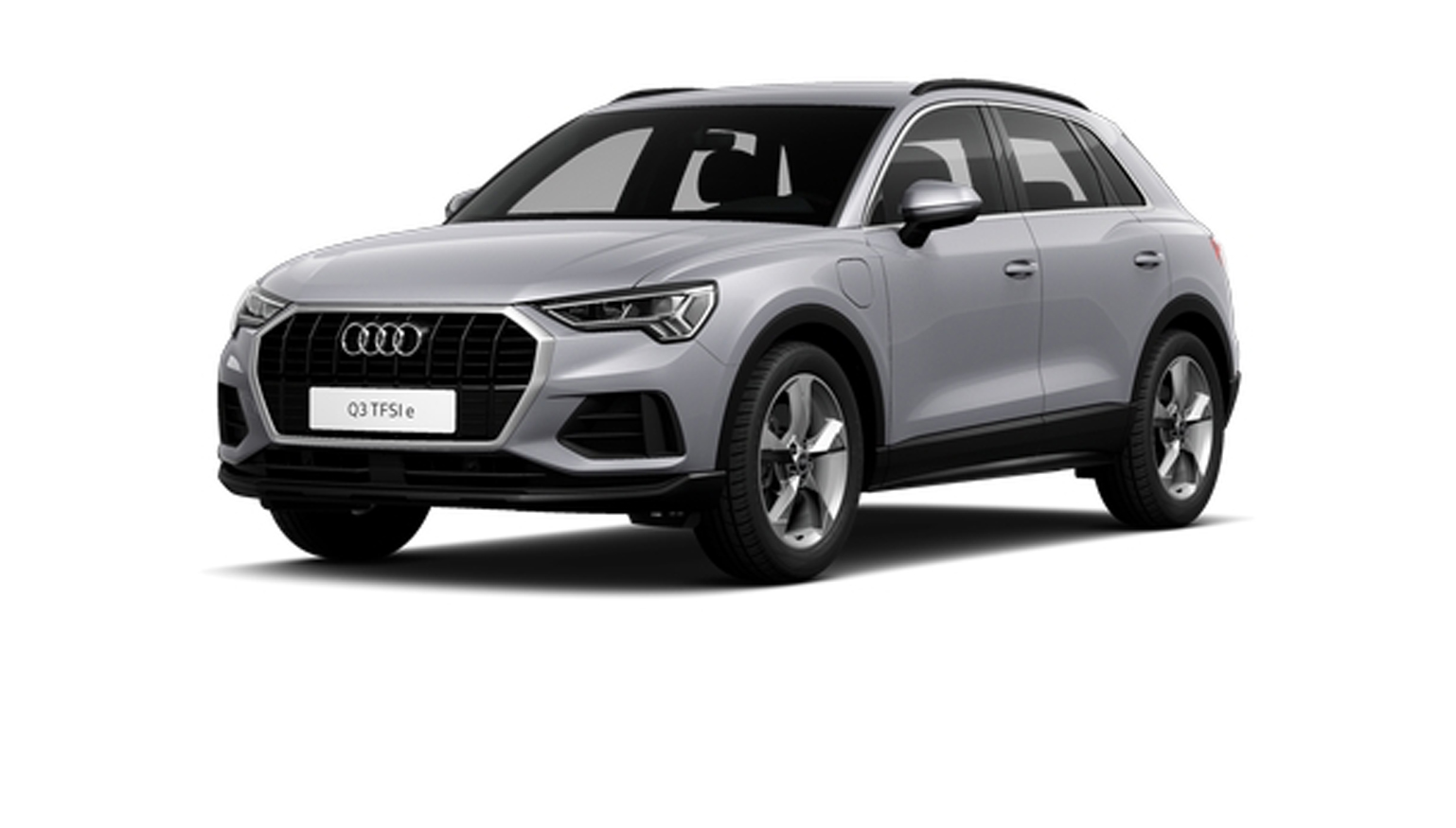 grauer Audi Q3 TFSI e