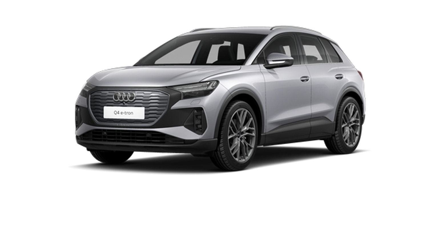 grauer Audi Q4 e-tron