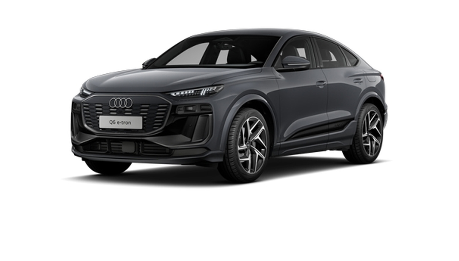 dunkelgrauer Audi Q6 Sportback e-tron 