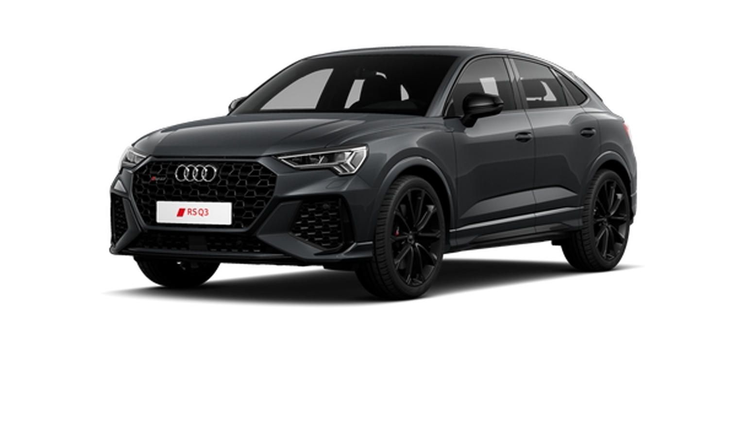 dunkelgrauer Audi RS Q3 Sportback 