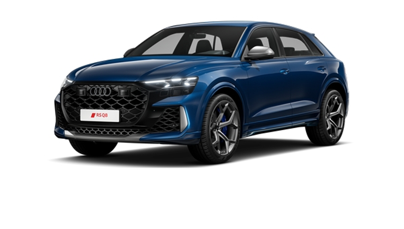 grauer Audi Q8 SUV 