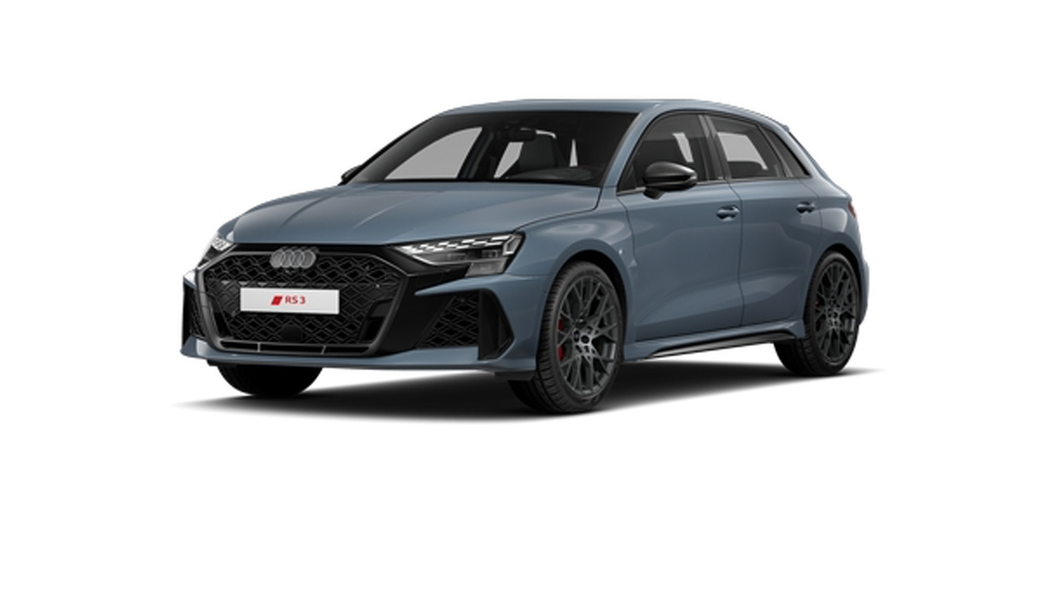 blaugrauer RS 3 Sportback 