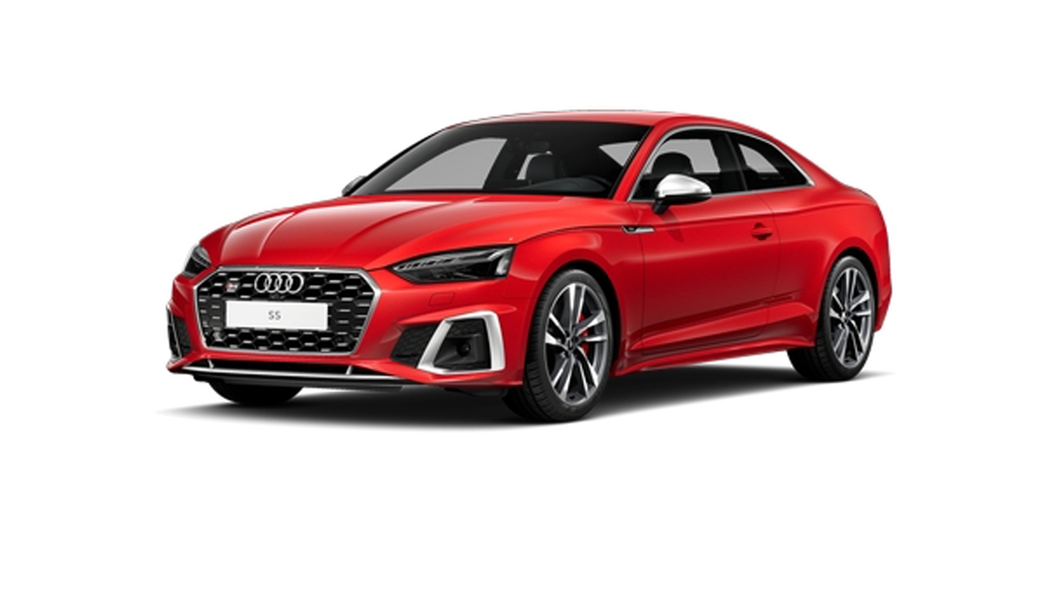 rotes Audi S5 Coup&eacute; TDI 