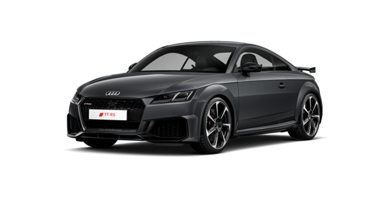 dunkelgraues Audi TT RS Coup&eacute;