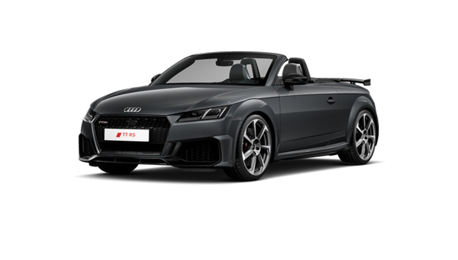 dunkelgrauer Audi T RS Roadster