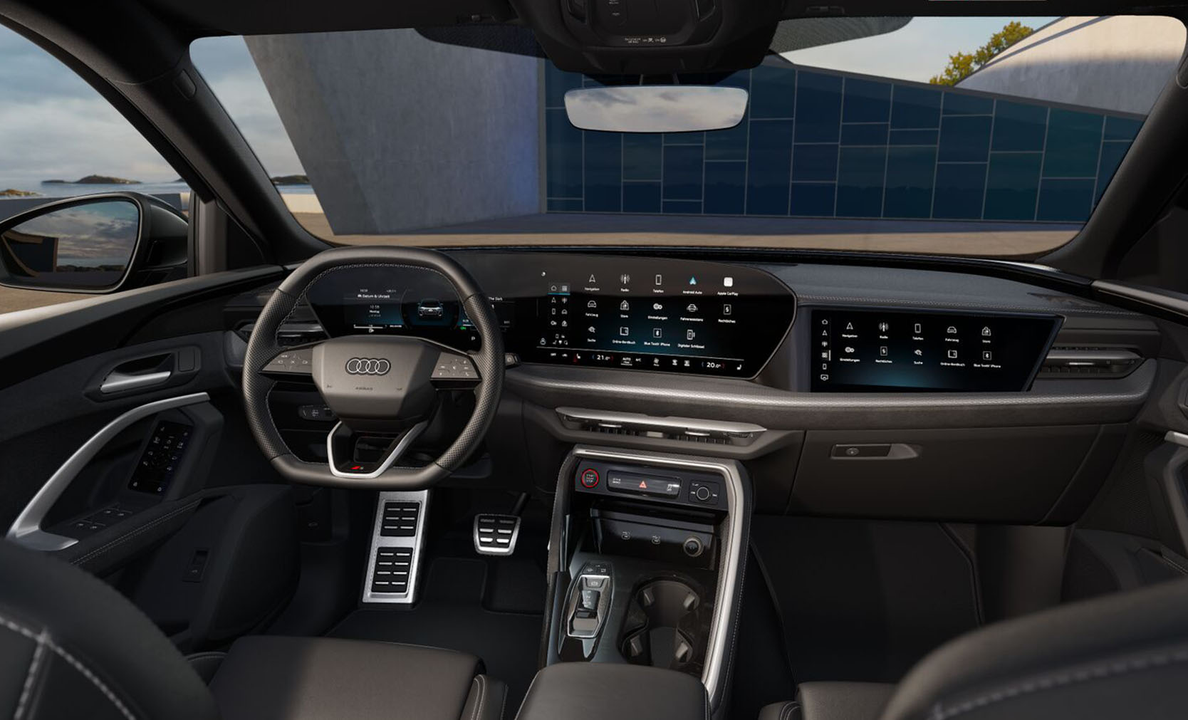 Das Cockpit in der Totalen des Audi SQ5 Sportback TFSI
