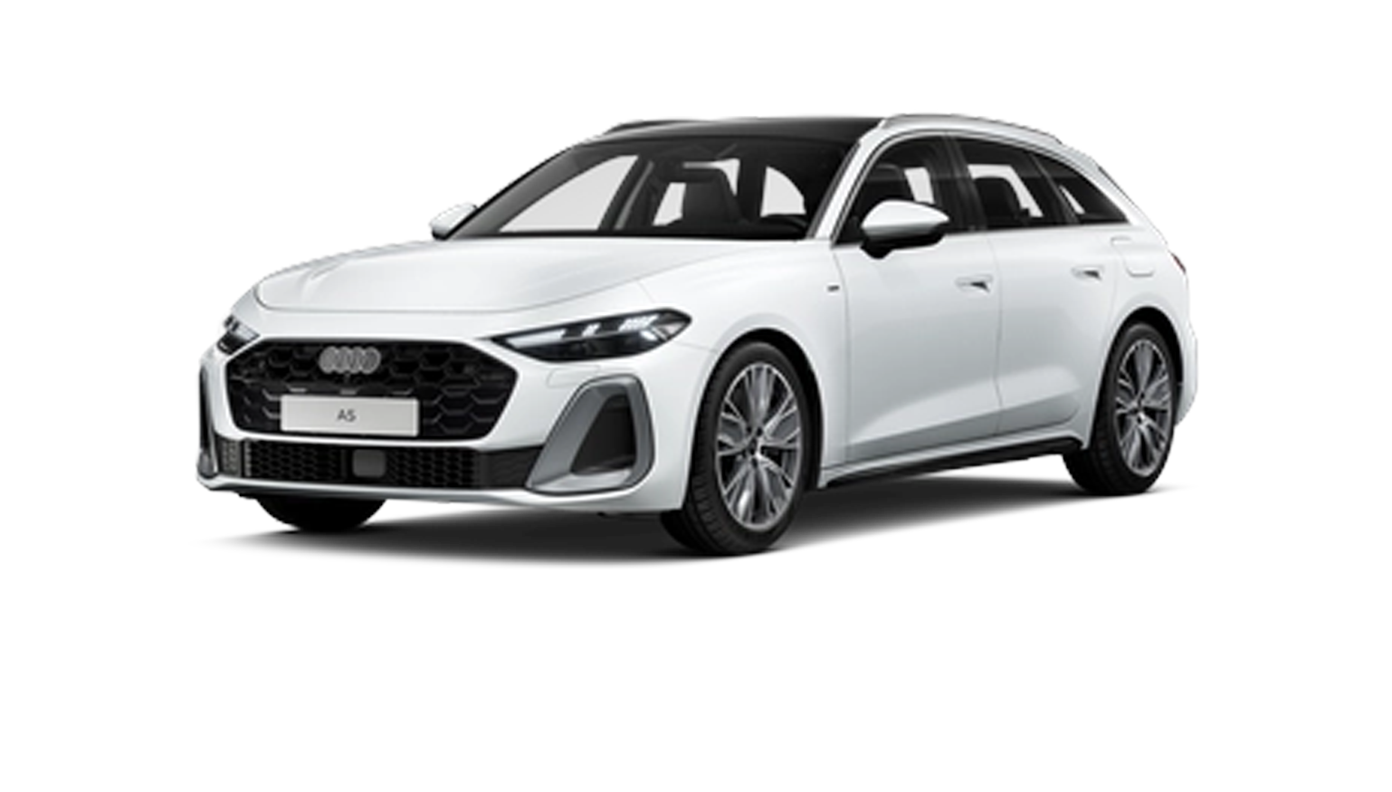 wei&szlig;er Audi A5 Avant e-hybrid