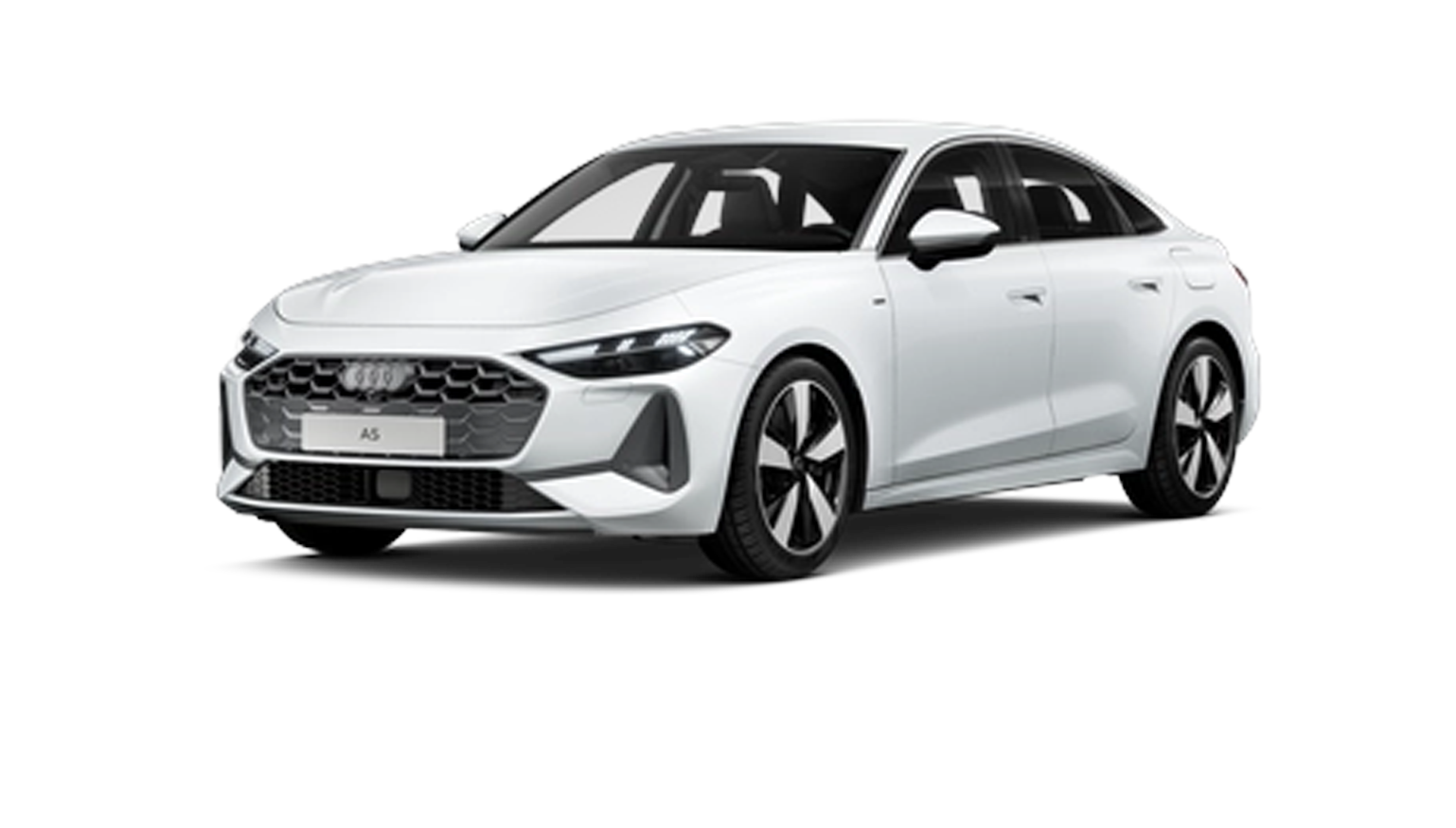 wei&szlig;e Audi A5 Limousine e-hybrid