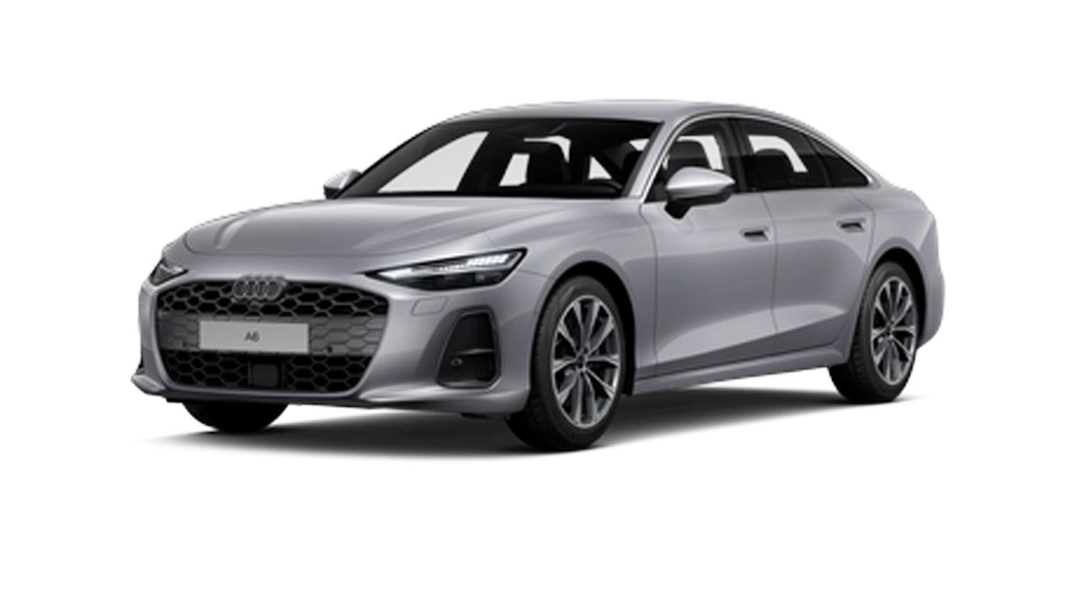 blauer Audi A6 Avant 
