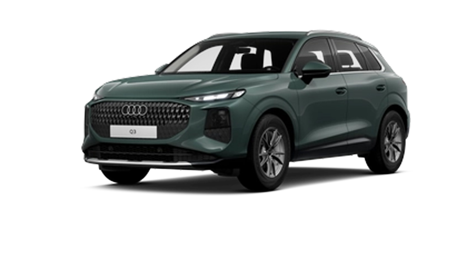 gr&uuml;ner Audi Q3 SUV