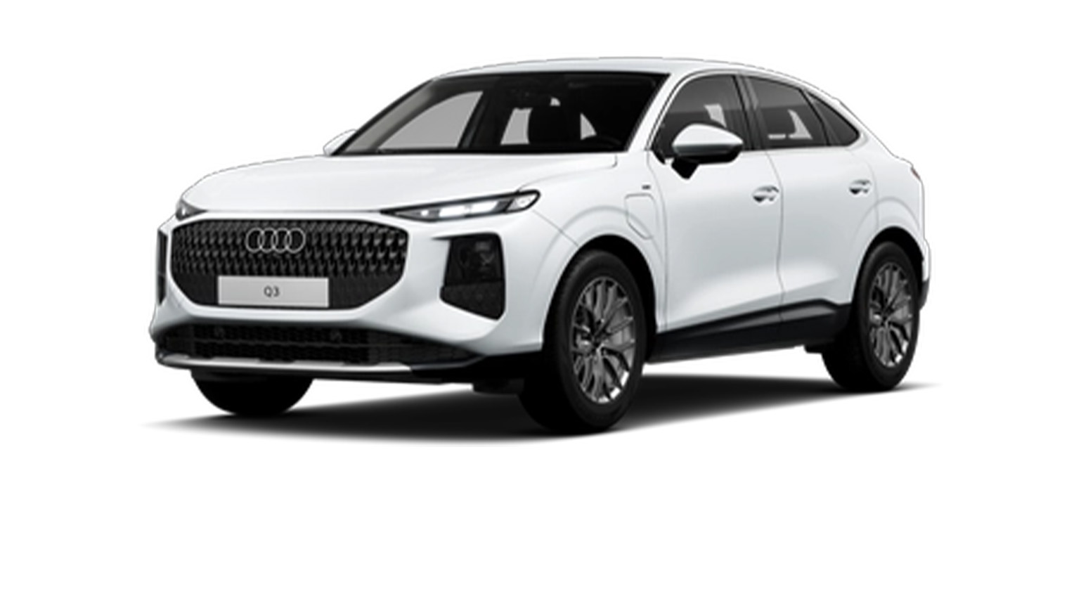 wei&szlig;er Audi Q3 Sportback e-hybrid