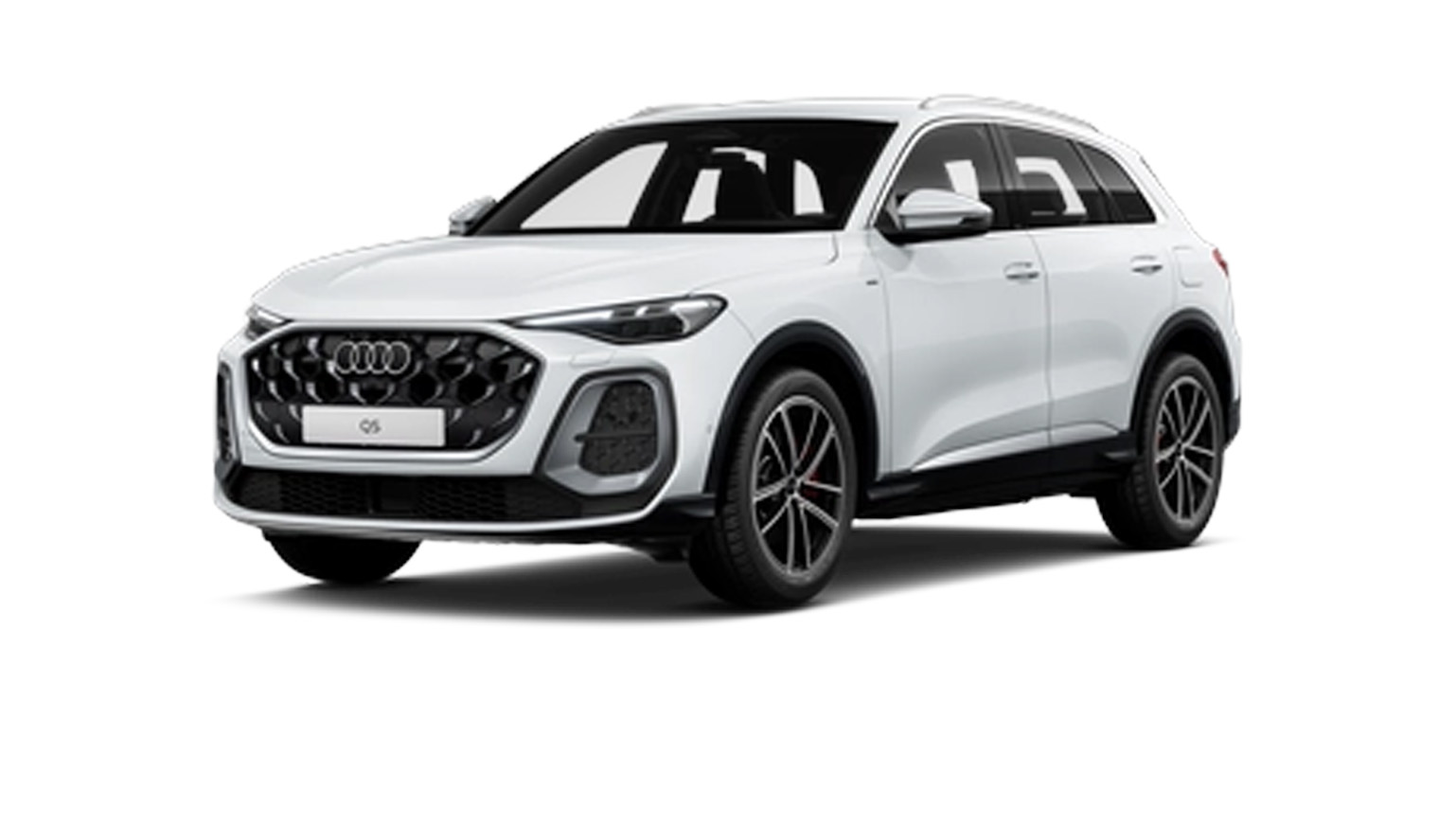 wei&szlig;er Audi Q5 SUV e-hybrid
