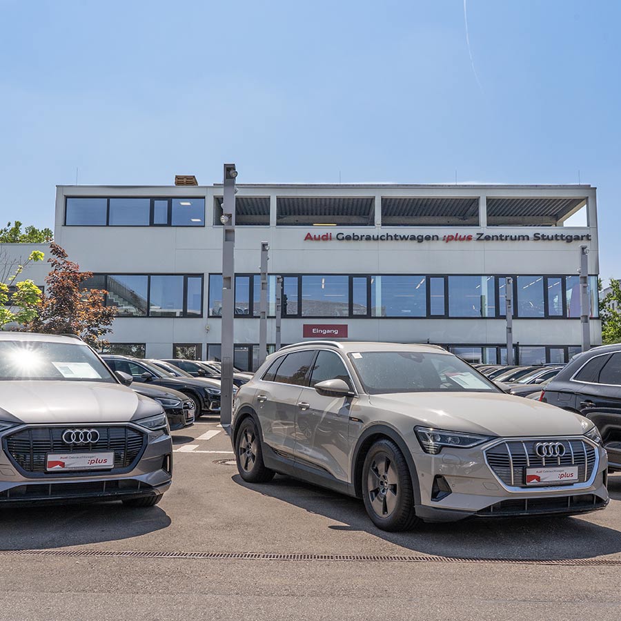 Audi Gebrauchtwagen Zentrum Feuerbach mit Fahrzeugen 