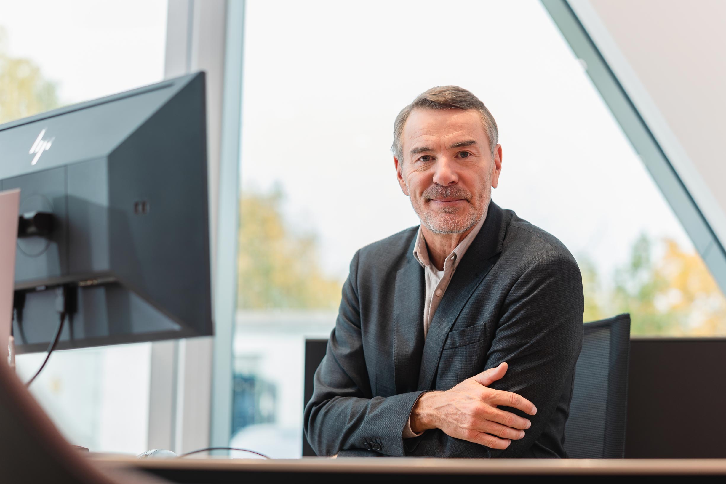 Berater am Schreibtisch