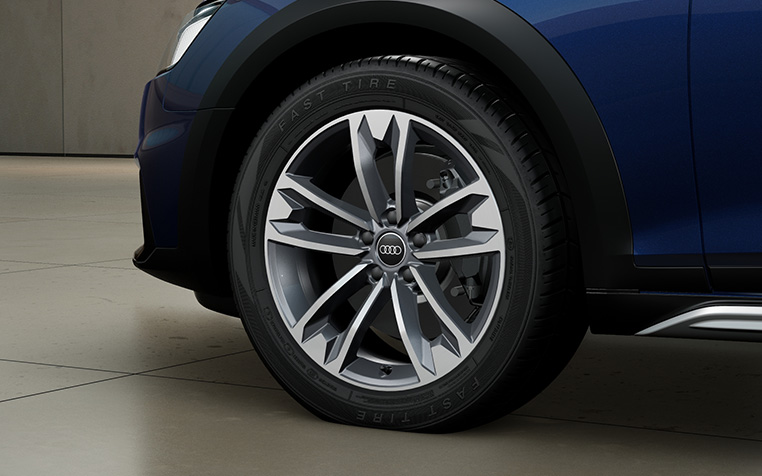 Felge eines Audi A4 allroad