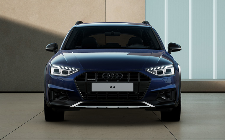 Ein Audi A4 allroad in der Frontansicht