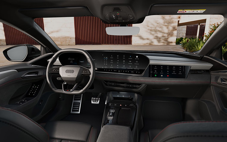 Interieur eines Audi A6 Sportback e-tron 