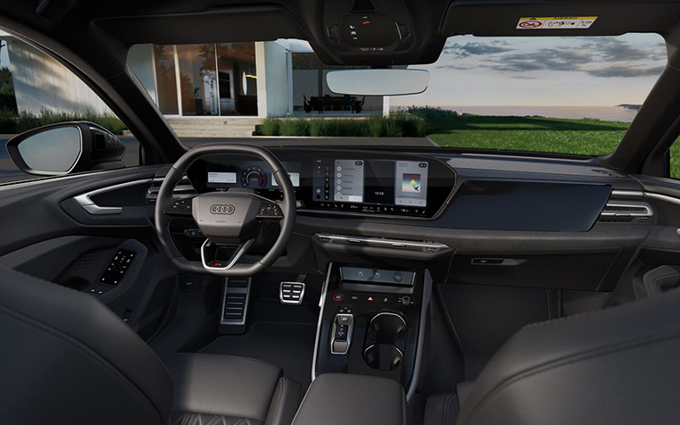 Audi S5 Limousine Innenraum. 