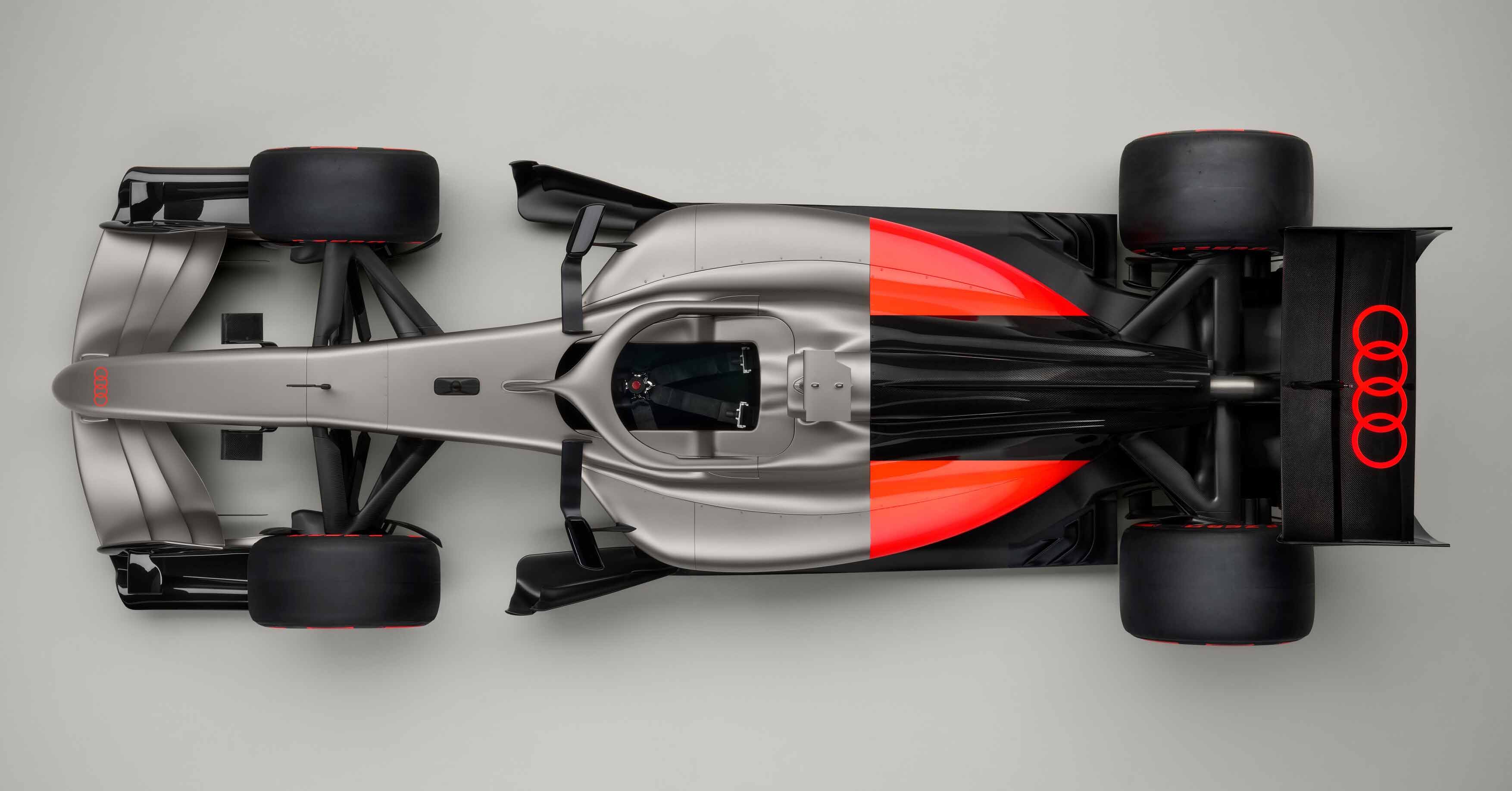 Bild des Audi R26 Concept von oben